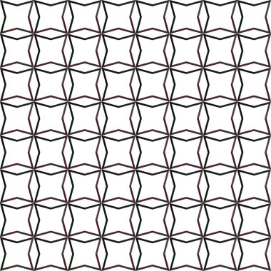 Geometrik soyut dikişsiz desen, vektör illüstrasyonu