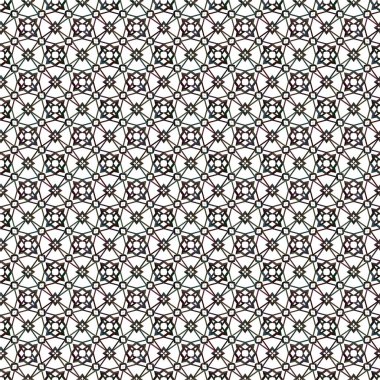 Süslü, soyut, dikişsiz desen, vektör illüstrasyonu