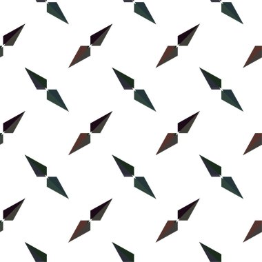 Geometrik soyut dikişsiz desen, vektör illüstrasyonu