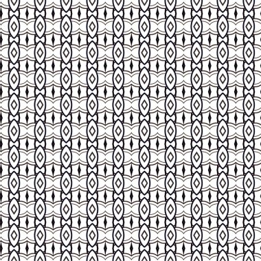 Geometrik soyut dikişsiz desen, vektör illüstrasyonu