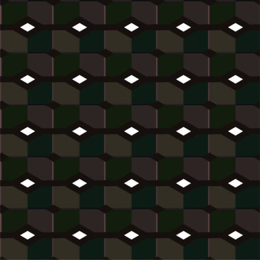 Geometrik soyut dikişsiz desen, vektör illüstrasyonu