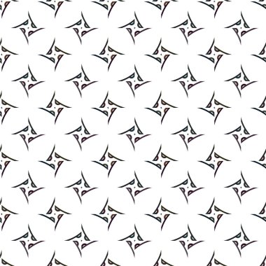 Geometrik soyut dikişsiz desen, vektör illüstrasyonu