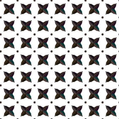 soyut geometrik dikişsiz desen, vektör illüstrasyonu 