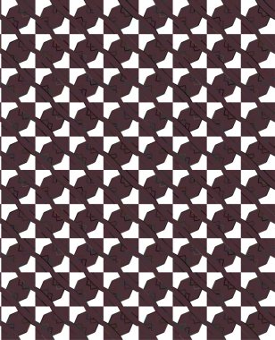 Geometrik şekilli kusursuz desen vektör çizimi