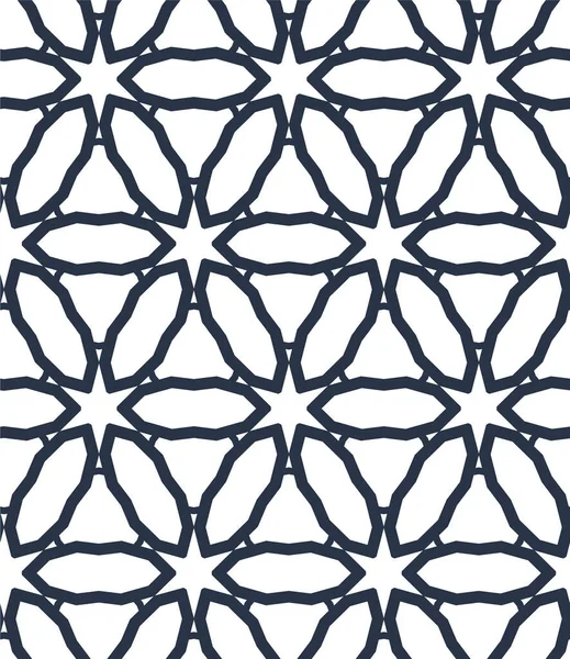 Geometrik soyut dikişsiz desen, vektör illüstrasyonu