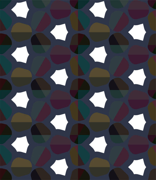 Abstract geometric seamless pattern, vector illustration 