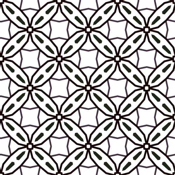 Patrón Inconsútil Abstracto Ornamental Ilustración Vectorial — Archivo Imágenes Vectoriales