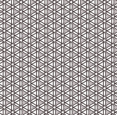 Süslü, soyut, dikişsiz desen, vektör illüstrasyonu