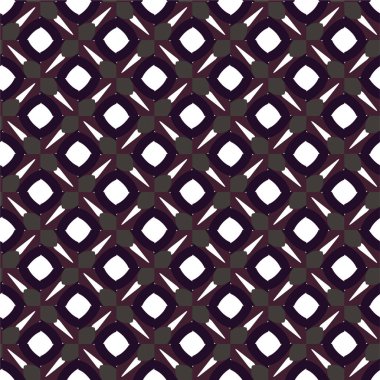 Geometrik soyut dikişsiz desen, vektör illüstrasyonu