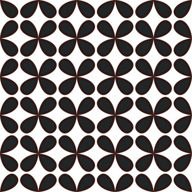 Geometrik soyut dikişsiz desen, vektör illüstrasyonu