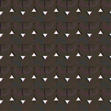 Geometrik soyut dikişsiz desen, vektör illüstrasyonu