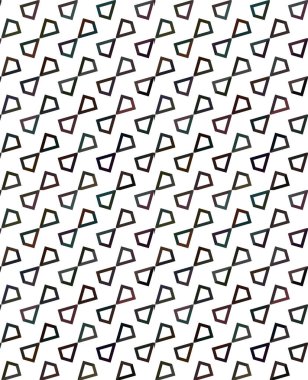 Geometrik soyut dikişsiz desen, vektör illüstrasyonu