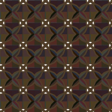 soyut geometrik dikişsiz desen, vektör illüstrasyonu 