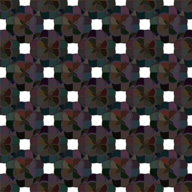 Geometrik soyut dikişsiz desen, vektör illüstrasyonu