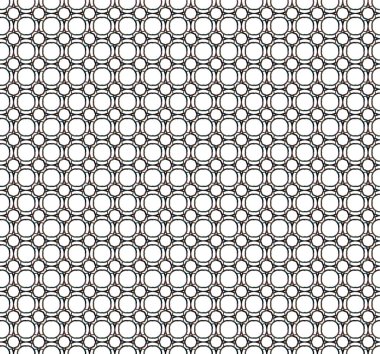 Süslü, soyut, dikişsiz desen, vektör illüstrasyonu