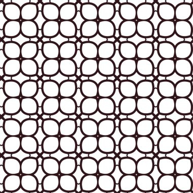 Geometrik soyut dikişsiz desen, vektör illüstrasyonu