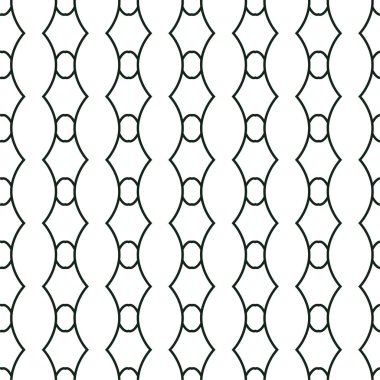 Geometrik soyut dikişsiz desen, vektör illüstrasyonu