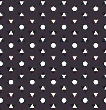 soyut geometrik dikişsiz desen, vektör illüstrasyonu