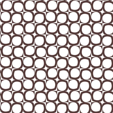 Geometrik soyut dikişsiz desen, vektör illüstrasyonu