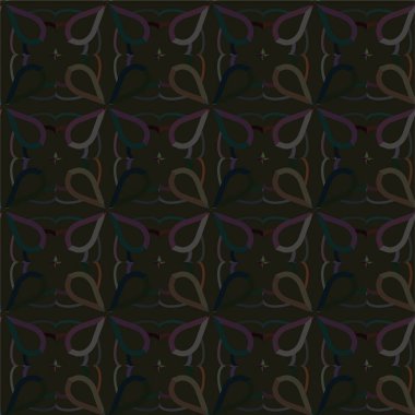 Geometrik soyut dikişsiz desen, vektör illüstrasyonu