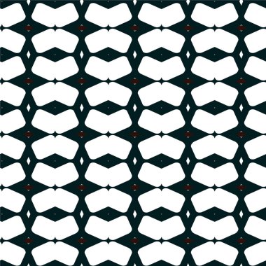 Geometrik soyut dikişsiz desen, vektör illüstrasyonu