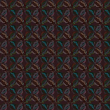 Geometrik soyut dikişsiz desen, vektör illüstrasyonu