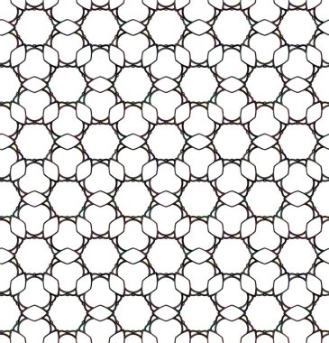 Geometrik şekilli kusursuz desen vektör çizimi