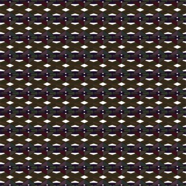 Geometrik soyut dikişsiz desen, vektör illüstrasyonu