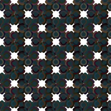 Geometrik şekilli kusursuz desen vektör çizimi