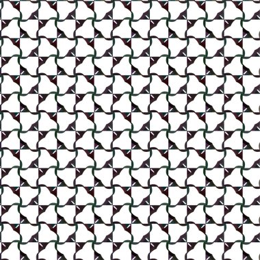Geometrik soyut dikişsiz desen, vektör illüstrasyonu