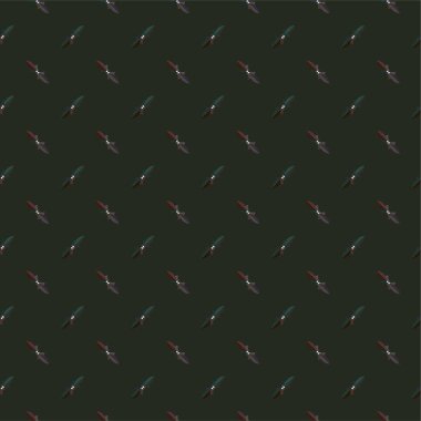 Süslü, soyut, dikişsiz desen, vektör illüstrasyonu