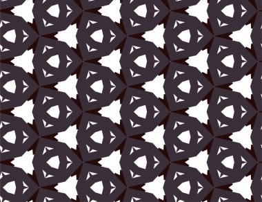 Geometrik şekilli kusursuz desen vektör çizimi