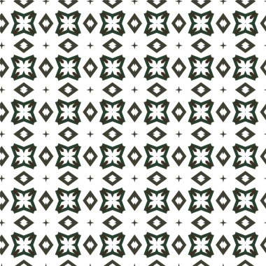 Geometrik soyut dikişsiz desen, vektör illüstrasyonu