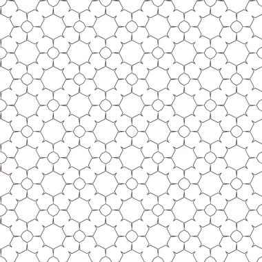 Geometrik soyut dikişsiz desen, vektör illüstrasyonu