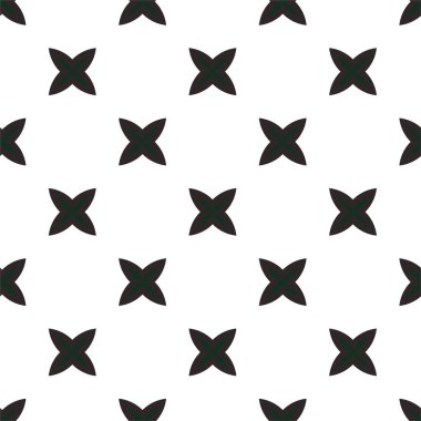 Geometrik şekilli kusursuz desen vektör çizimi