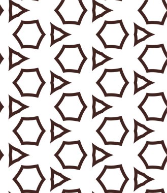 Geometrik soyut dikişsiz desen, vektör illüstrasyonu