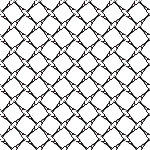 Seamless Pattern Geometric Shapes Vector Illustration — Stock Vector