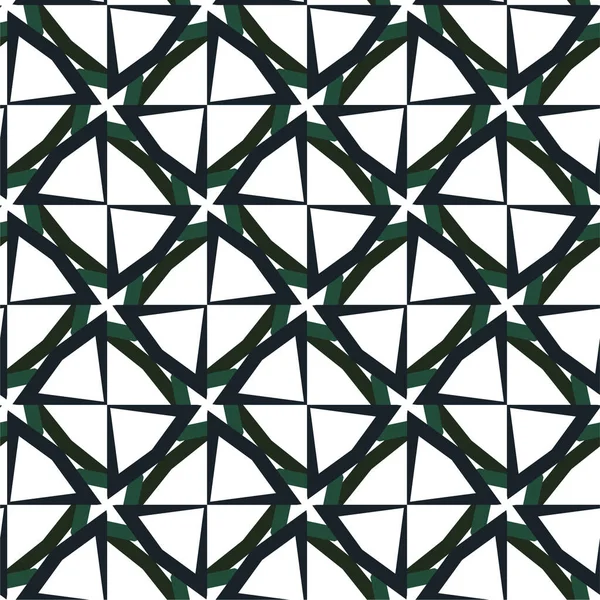Геометрический Абстрактный Бесшовный Шаблон Векторная Иллюстрация — стоковый вектор