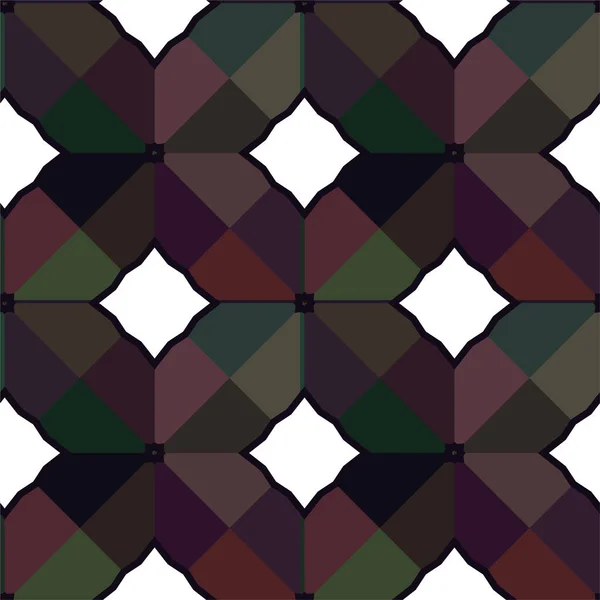 Ornamental Abstract Seamless Pattern Vector Illustration — Stock Vector