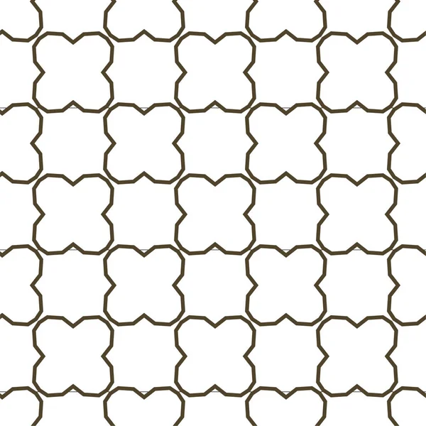 Padrão Sem Costura Com Formas Geométricas Ilustração Vetorial — Vetor de Stock