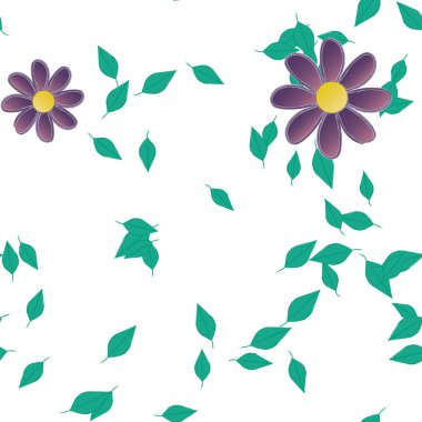 Çiçeksiz arka plan, vektör illüstrasyonu