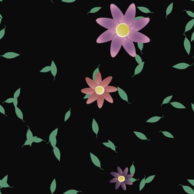 Geometrik soyut dikişsiz desen, vektör illüstrasyonu