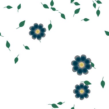 Çiçeksiz arka plan, vektör illüstrasyonu