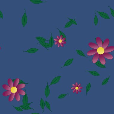 Çiçeksiz arka plan, vektör illüstrasyonu