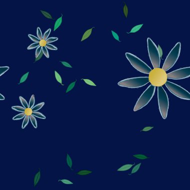 Çiçeksiz arka plan, vektör illüstrasyonu