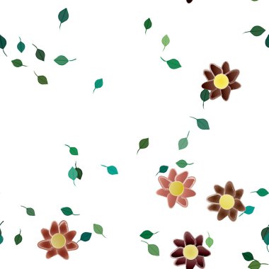 Çiçeksiz arka plan, vektör illüstrasyonu