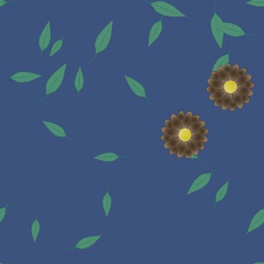 Çiçeksiz arka plan, vektör illüstrasyonu