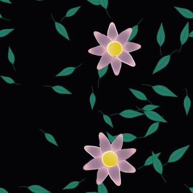 Çiçeksiz arka plan, vektör illüstrasyonu