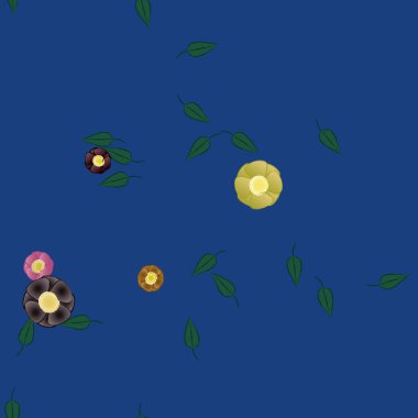 Çiçeksiz arka plan, vektör illüstrasyonu