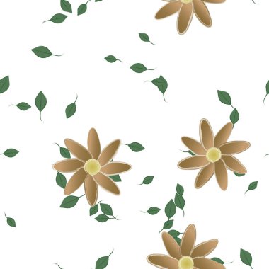 Çiçeksiz arka plan, vektör illüstrasyonu